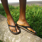 Women's Easy Living Flip Flops Reggae Black