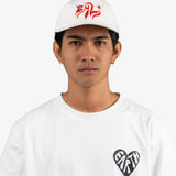 Indo Beach - White/Bali Embroidery