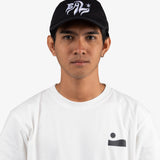 Indo Beach - Black/Bali Embroidery