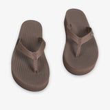 Women's Easy Living Platform Flip Flops Soil