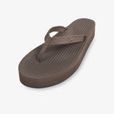 Women's Easy Living Platform Flip Flops Soil
