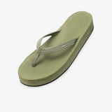 Women's Easy Living Platform Flip Flops Matcha