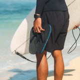 Men's Riversole Flip Flops Black/Shore Straps