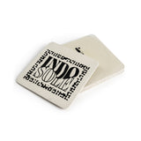 Square Coaster - Warped Vision / Sea Salt