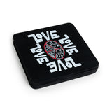 Square Coaster - 4 Lovers / Black
