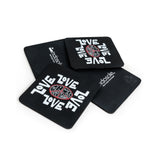 Square Coaster - 4 Lovers / Black
