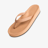 Women's Easy Living Platform Flip Flops Soil Light