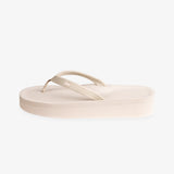 Women's Easy Living Sneaker Sole Platform Flip Flops Sea Salt