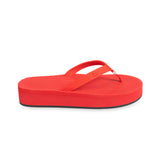 Women's Easy Living Platform Flip Flops Chili