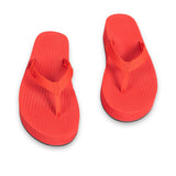 Women's Easy Living Platform Flip Flops Chili