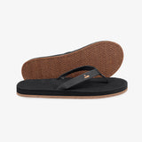Women's Easy Living Flip Flops Black/Gabah Sole - Limited edition