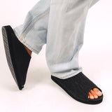 Women's Wabi Sliders Obsidian
