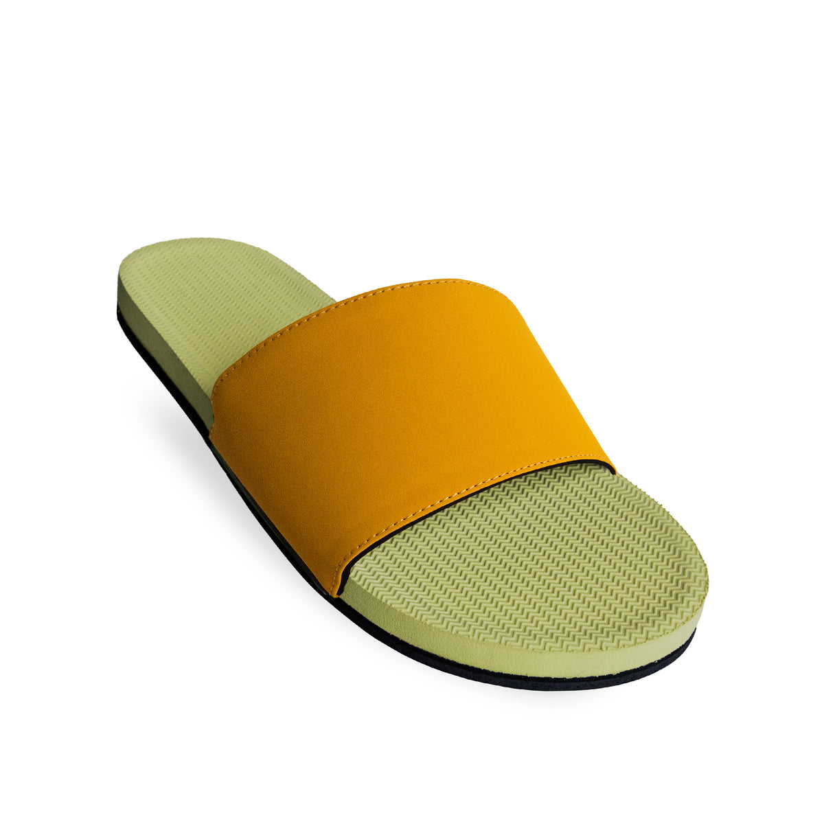 Men's Slides - Olive/Honey