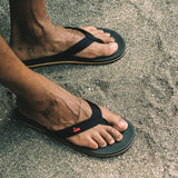 Men's Easy Living Flip Flops Reggae Black