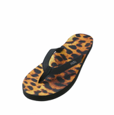 Women's Flip Flops Zodiac - Leopard/Black
