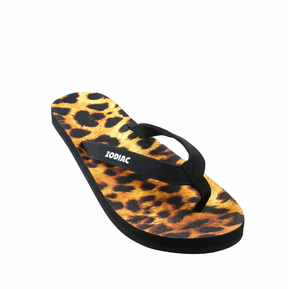 Men's Flip Flops Zodiac - Leopard/Black