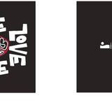 Square Coaster - 4 Lovers / Black