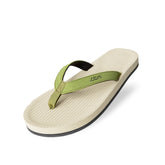 Women's Flip Flops - Sea Salt/Olive