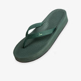 Women's Easy Living Platform Flip Flops Leaf