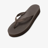 Women's Easy Living Platform Flip Flops Soil