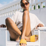 Women's ESSNTLS Slide Honey & Mustard