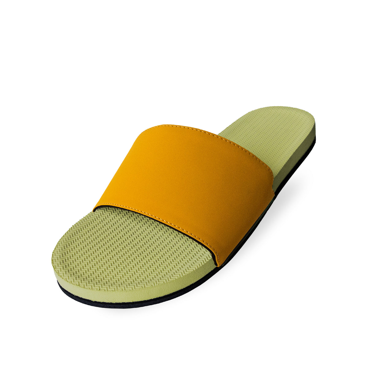 Women's Slides - Olive/Honey