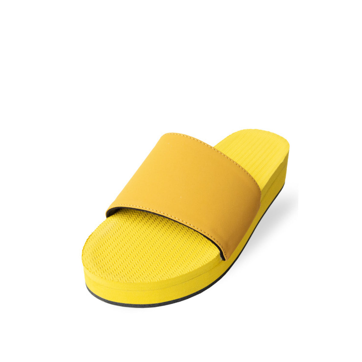 Women's Slides Platform - Honey/Mustard