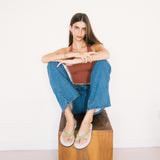 Women's ESSNTLS Flip Flops Sea Salt & Olive