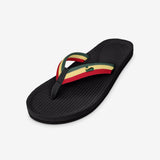 Men's Easy Living Flip Flops Black Rasta