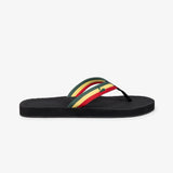 Men's Easy Living Flip Flops Black Rasta