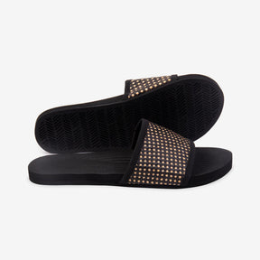 Women's Handep Slide Black Batit Dark