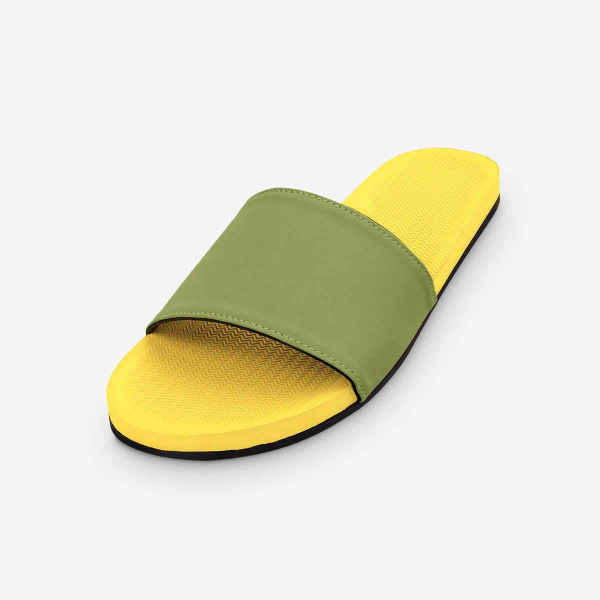 Women's Slides - Honey/Olive