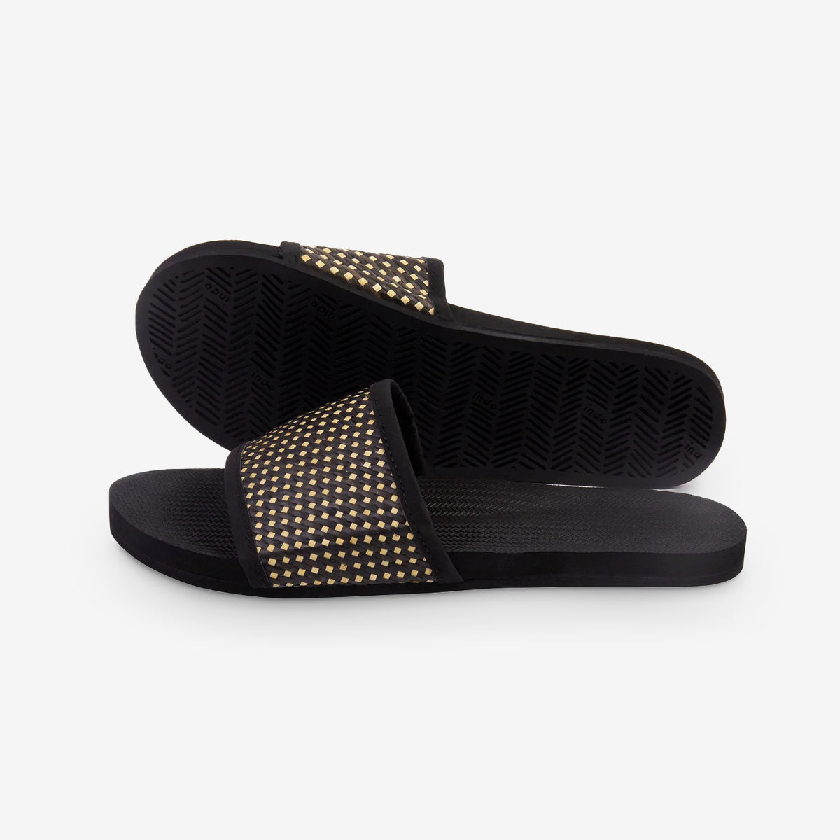 Women's Slides Weave - Black/Batit Dark