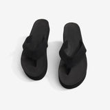 Women's Platform Flip Flops Black