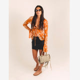 Women's Easy Living Platform Flip Flops Rust