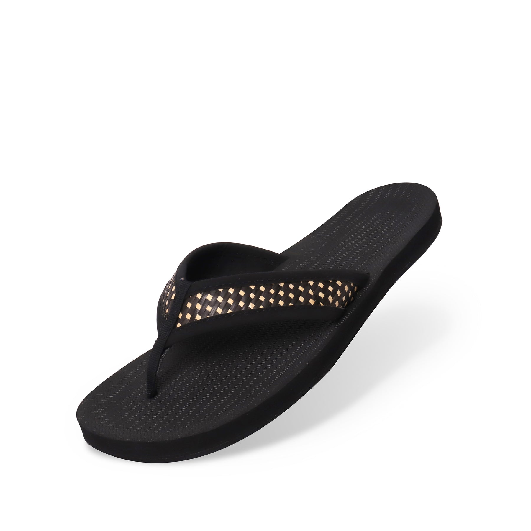 Women's Flip Flops Weave - Black/Batit Dark