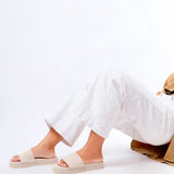Women's Platform Slide Sea Salt
