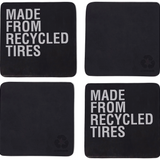 Recycled Tire Coaster Black