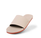 Women's Slides Sneaker Sole - Sea Salt/Orange Sole