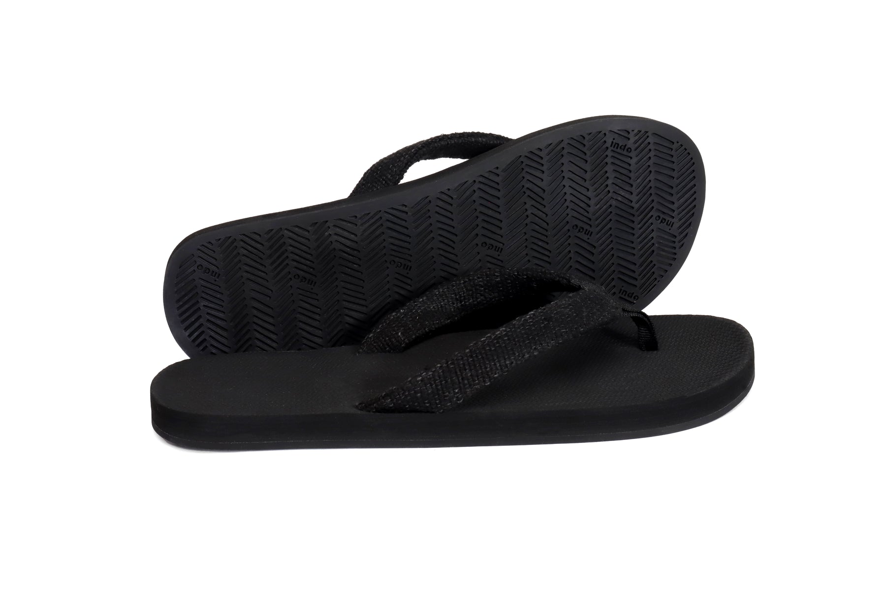 Men's Flip Flops Pable Straps - Black/Ketapang