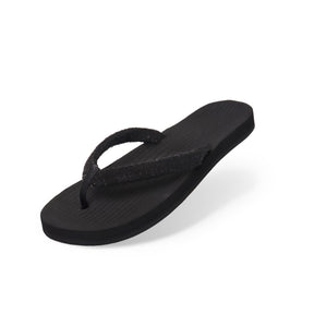 Women's Flip Flops Pable Straps - Black/Ketapang