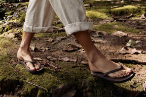 Women's Flip Flops - Soil